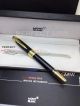 Perfect Replica Montblanc JFK Gold Clip Black Rollerball Pen (3)_th.jpg